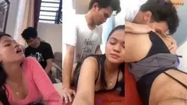 Baru Jadian Cewek Bispak Ngewe di Berbagai Lokasi